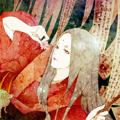 微信个性古风女生动漫头像