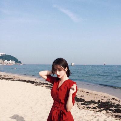 微信个性高清海边女生头像