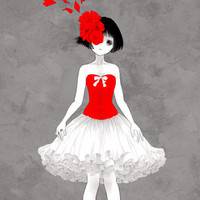 可爱卡通的动漫女生微信头像合集下载