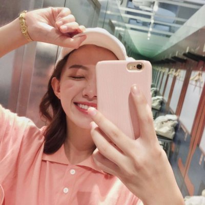 微信小清新帽子女生头像