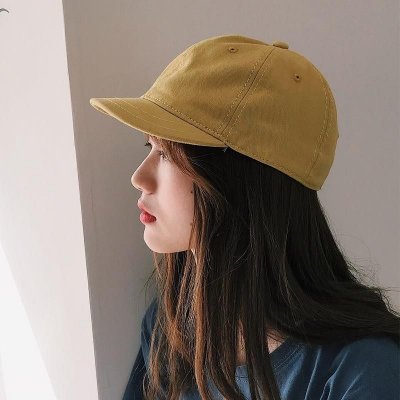 微信小清新帽子女生头像