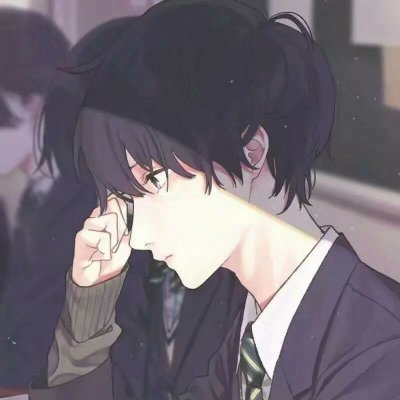 微信伤感二次元男生头像