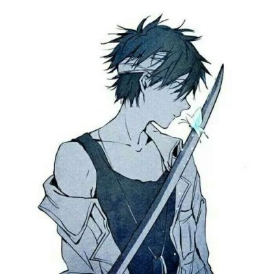 微信伤感二次元男生头像