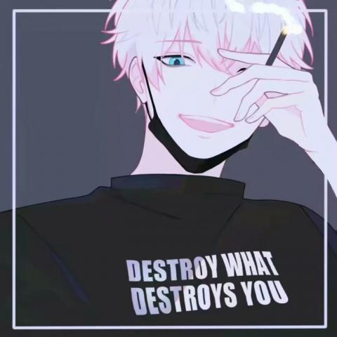 微信霸气个性男生二次元头像