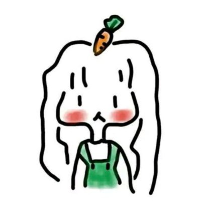微信简约风女生动漫头像