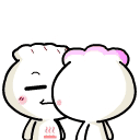 可爱饭头和饺子仔仔微信爆笑表情包下载