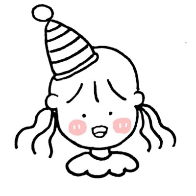 微信简约手绘女生头像