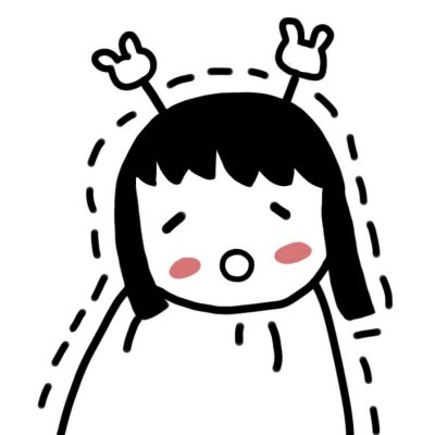 微信简约手绘女生头像