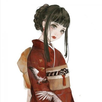 微信高冷美艳女生二次元头像