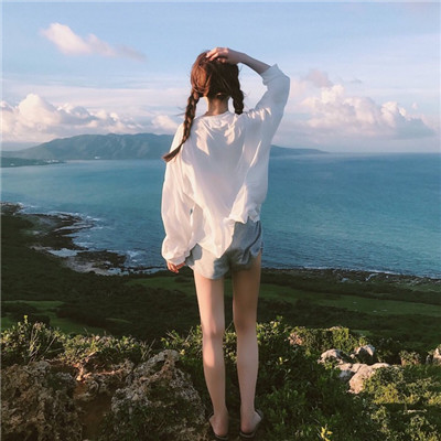 微信快手女生背影伤感头像