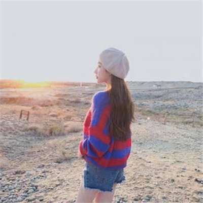 微信快手女生背影伤感头像