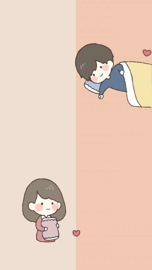 微信个性卡通动漫情侣聊天背景