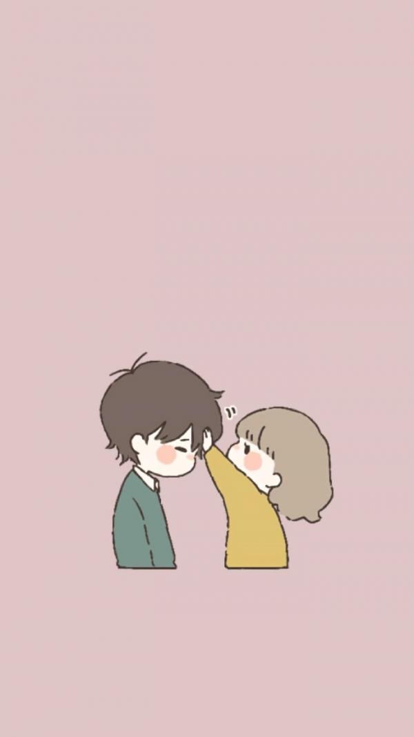 微信个性卡通动漫情侣聊天背景