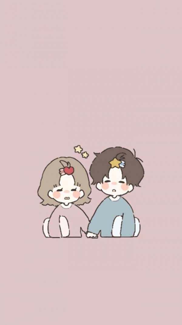 微信个性卡通动漫情侣聊天背景