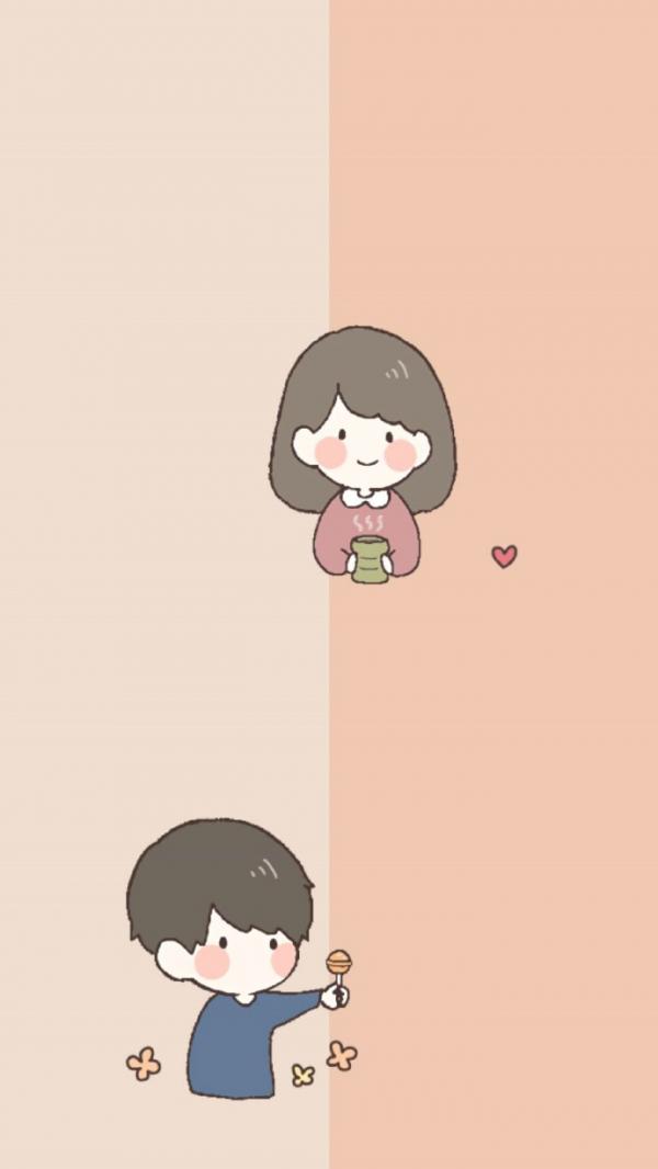 微信个性卡通动漫情侣聊天背景