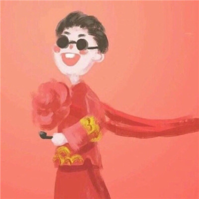 微信最新搞怪范动漫情侣头像