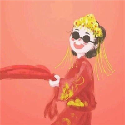 微信最新搞怪范动漫情侣头像