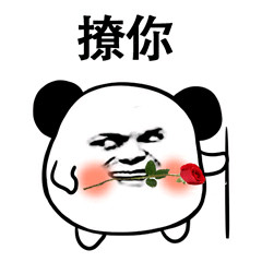 小熊猫头微信恶搞斗图表情包 ​