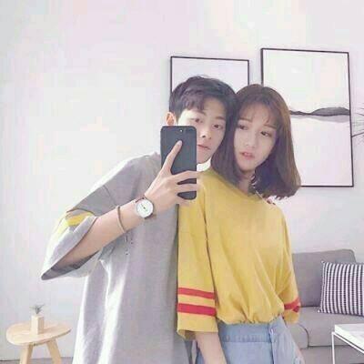 微信青春时尚情侣头像