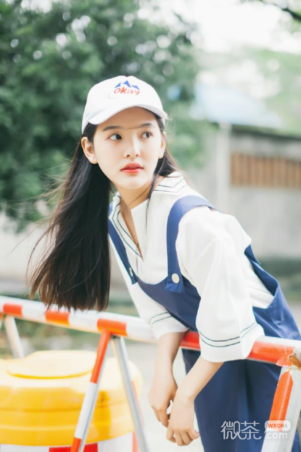 小清新治愈系的微信章若楠图片