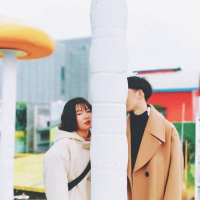 微信青春时尚情侣头像