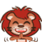 可爱俏皮的小小红狮子微信恶搞表情包合集下载