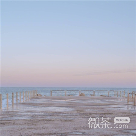 微信唯美小清新海边朋友圈配图
