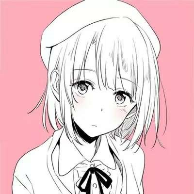 微信萌系二次元女生头像