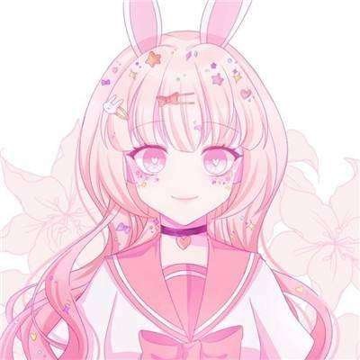 微信萌系二次元女生头像