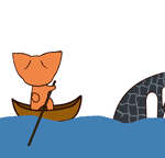 俏皮可爱的卡通狐狸微信恶搞表情包下载