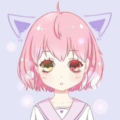 微信萌系二次元女生头像