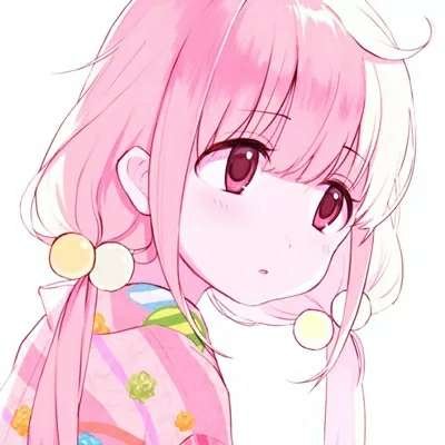 微信萌系二次元女生头像
