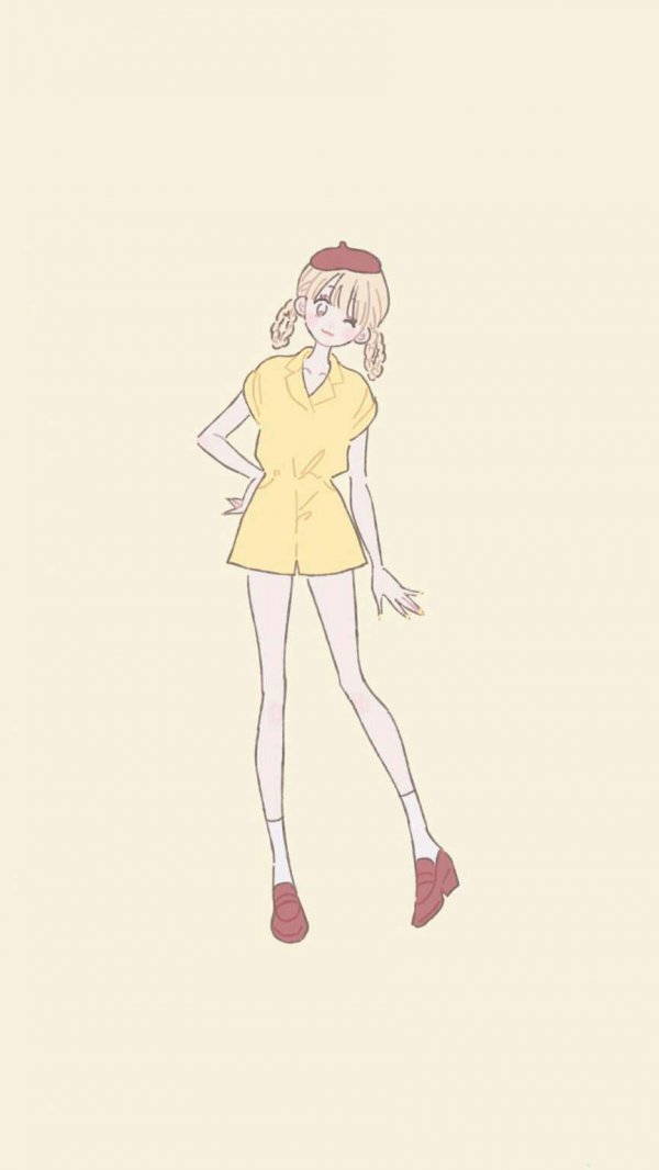 微信个性可爱少女聊天背景