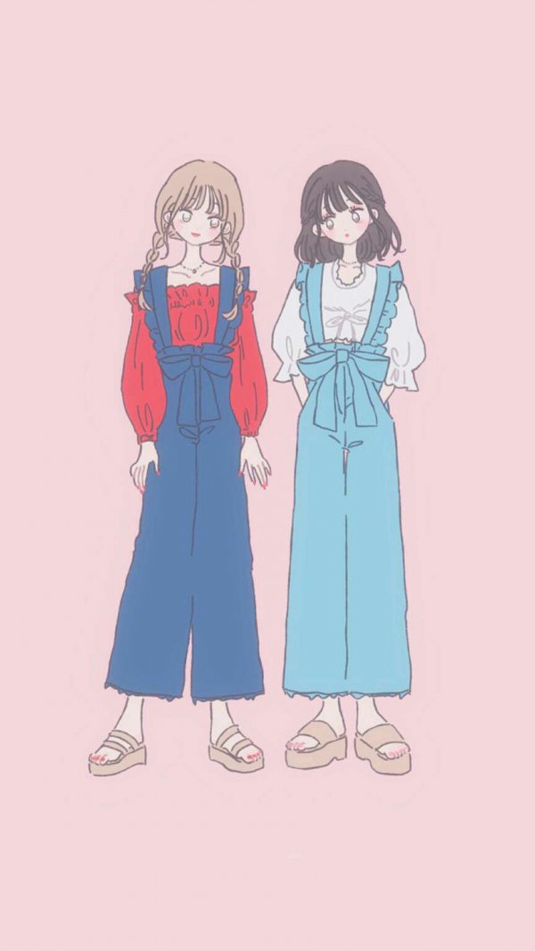 微信个性可爱少女聊天背景