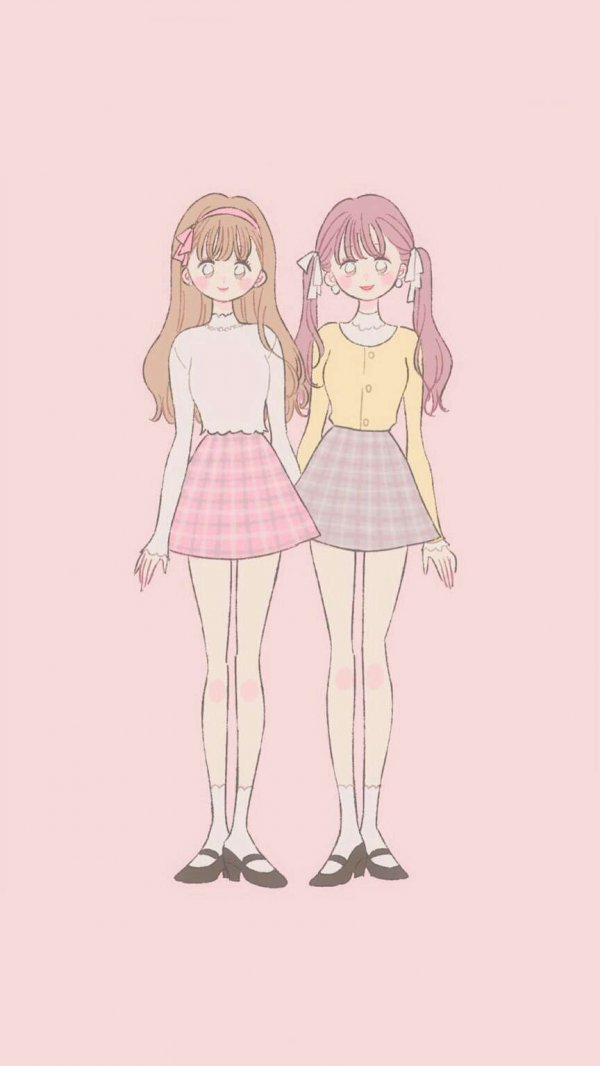 微信个性可爱少女聊天背景