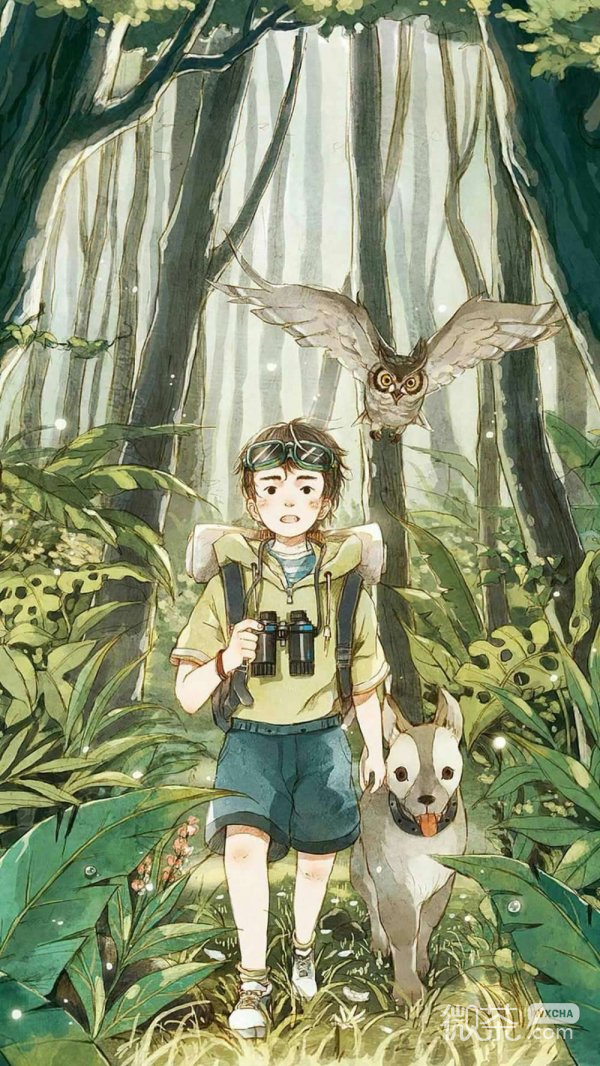 微信小清新插画朋友圈配图