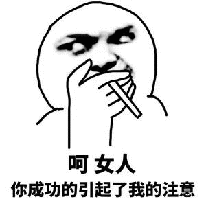 你成功的引起了我的注意微信恶搞表情包