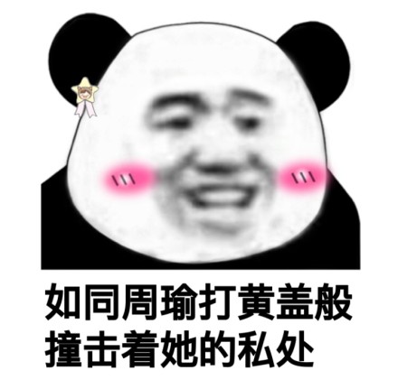 一套熊猫头污表情包