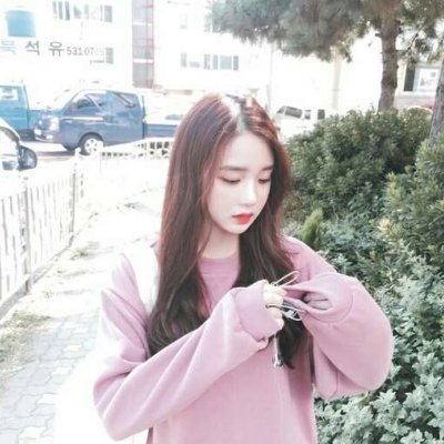 微信时尚个性粉色系女生头像