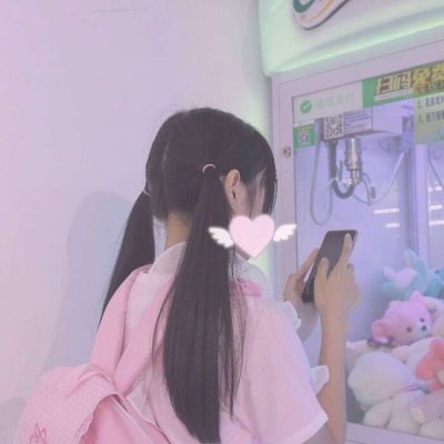微信时尚个性粉色系女生头像