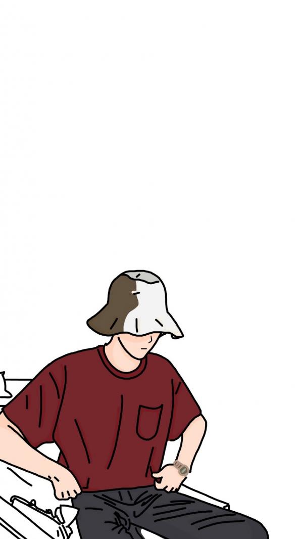 微信个性简约潮流男生聊天背景