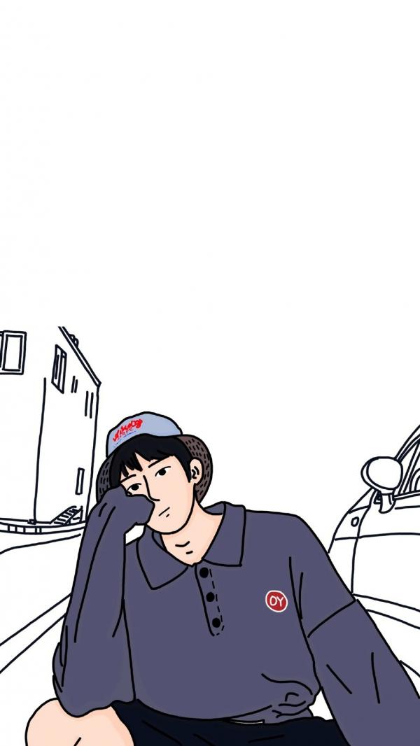 微信个性简约潮流男生聊天背景