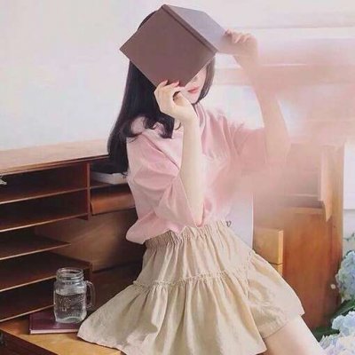微信时尚个性粉色系女生头像