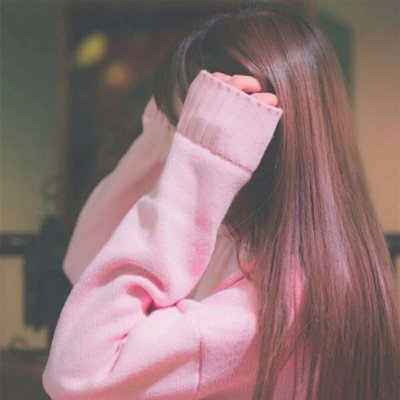微信时尚个性粉色系女生头像