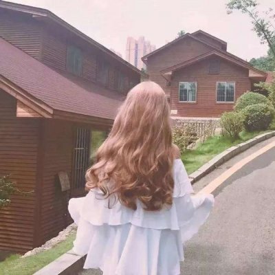 微信独一无二背影女生头像