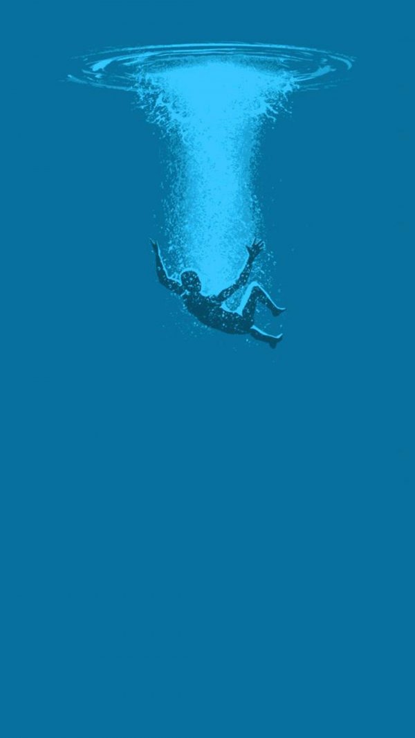 微信个性蓝色系聊天背景