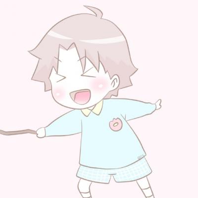 微信个性粉嫩清新情侣头像