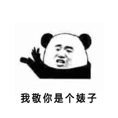 熊猫头怼人恶搞微信表情包