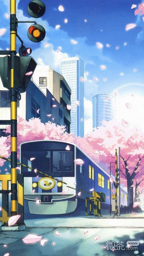 微信唯美日漫聊天背景