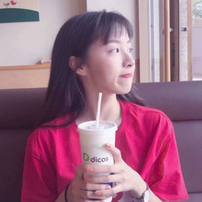 微信时尚个性红色系女生头像